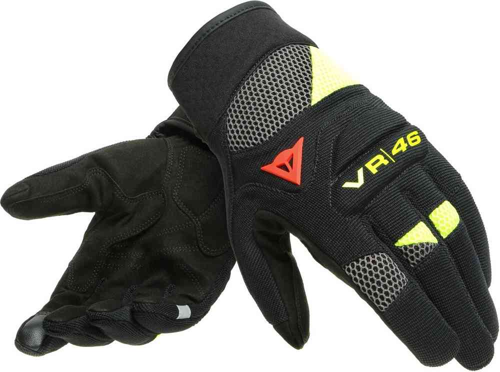 Dainese VR46 Curb Geperforeerde motorhandschoenen