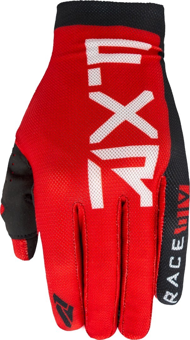 Image of FXR Slip-On Air MX Gear Guanti Motocross, nero-bianco-rosso, dimensione L