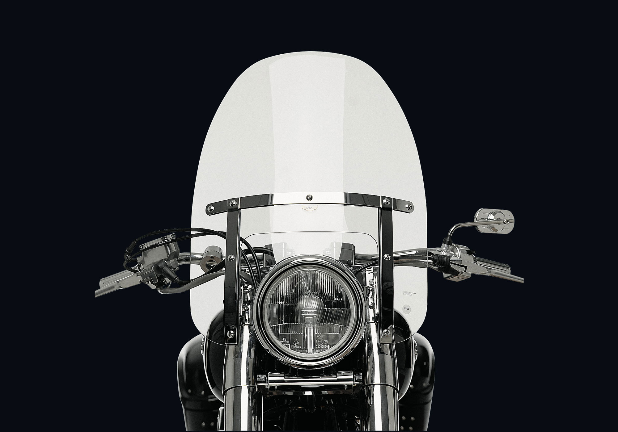 NATIONAL CYCLE windshield Custom Heavy Duty Lexan® polycarbonate Quantum coated