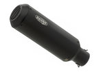 SHARK EXHAUST GP Series revestido de acero inoxidable negro mate