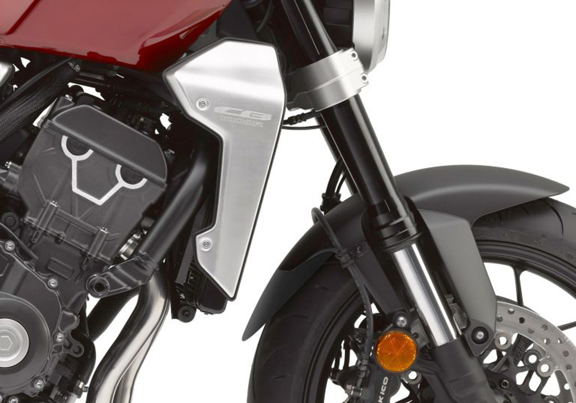 BODYSTYLE front fender extension ABS plastics matt black, black