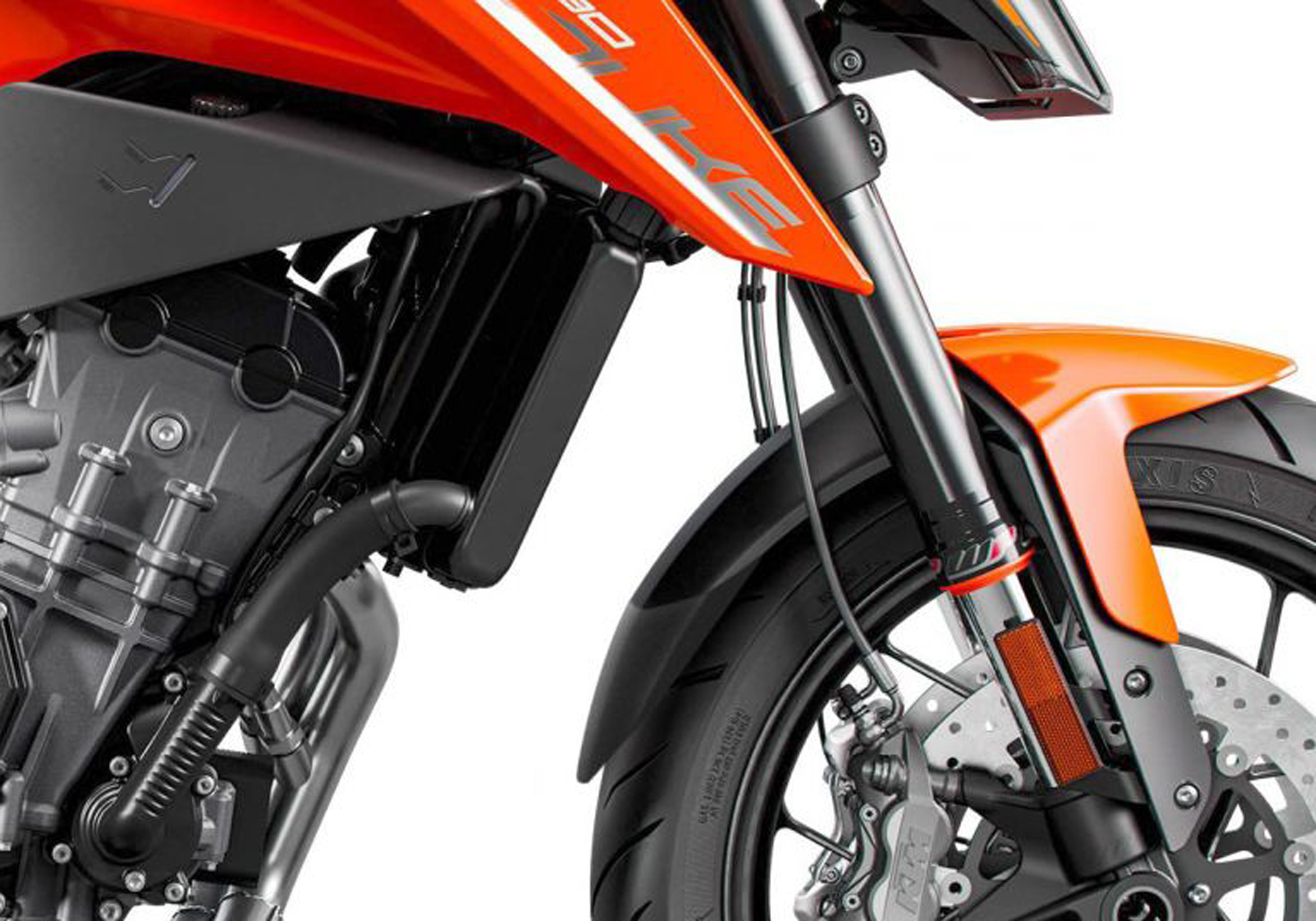 BODYSTYLE front fender extension ABS plastics matt black, black