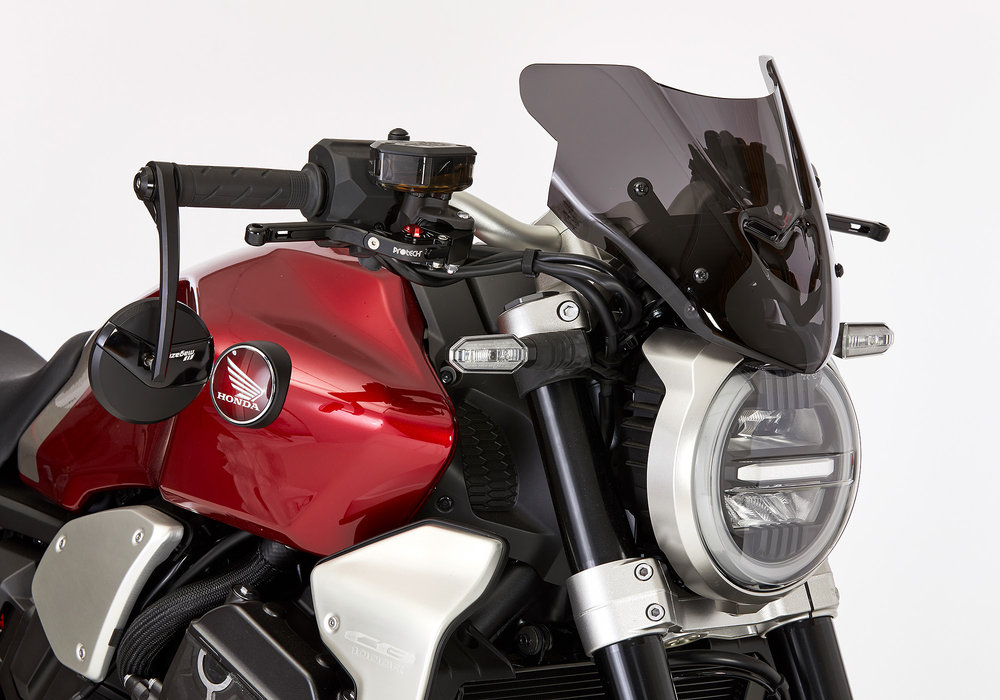 ERMAX pantalla de bicicleta desnuda vidrio acrílico (PMMA)
