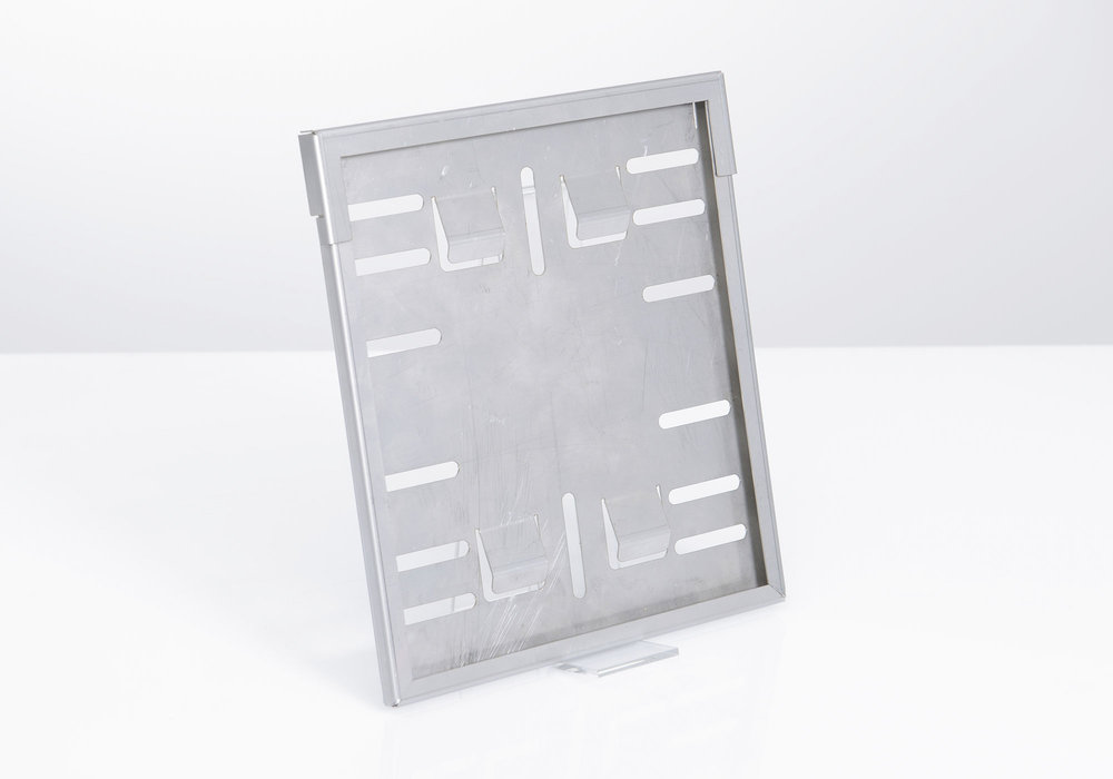 PROTECH Kennzeichenrahmen Edelstahl poliert silber