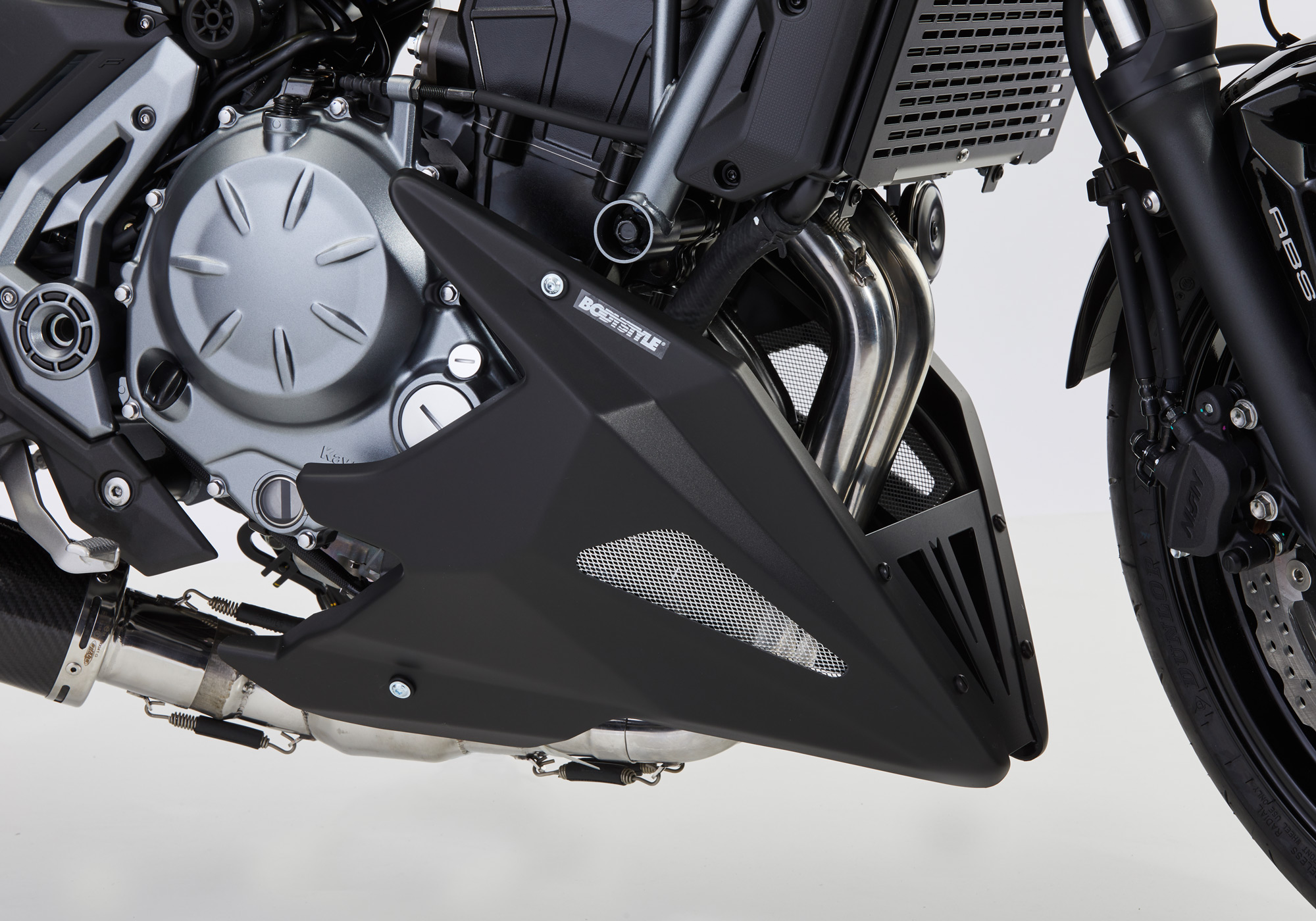 BODYSTYLE belly pan ABS plastics matt black, black