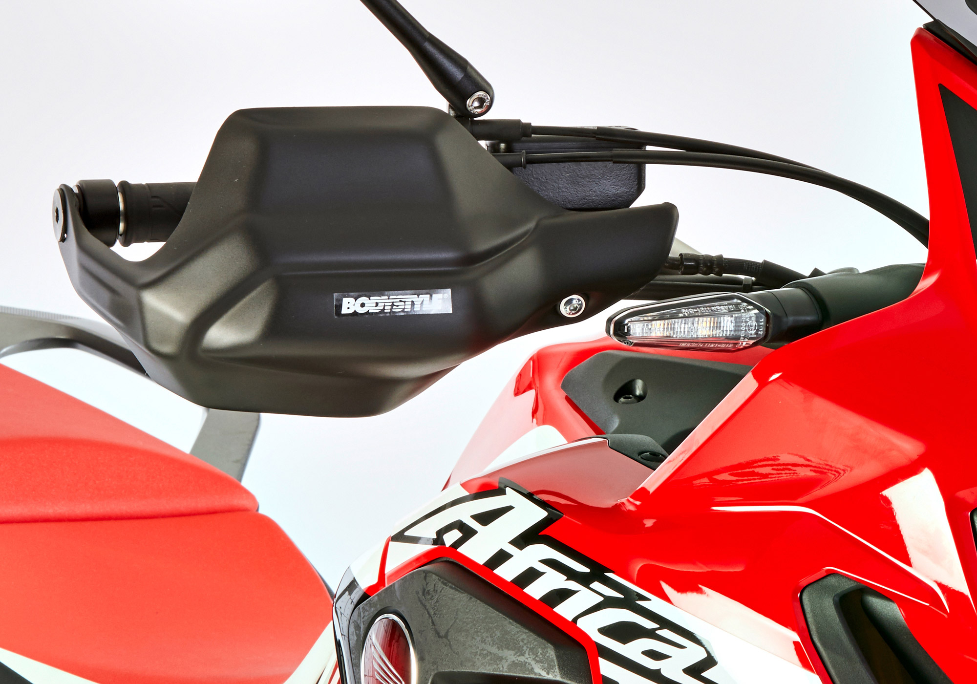 BODYSTYLE hand guards ABS plastics matt black, black
