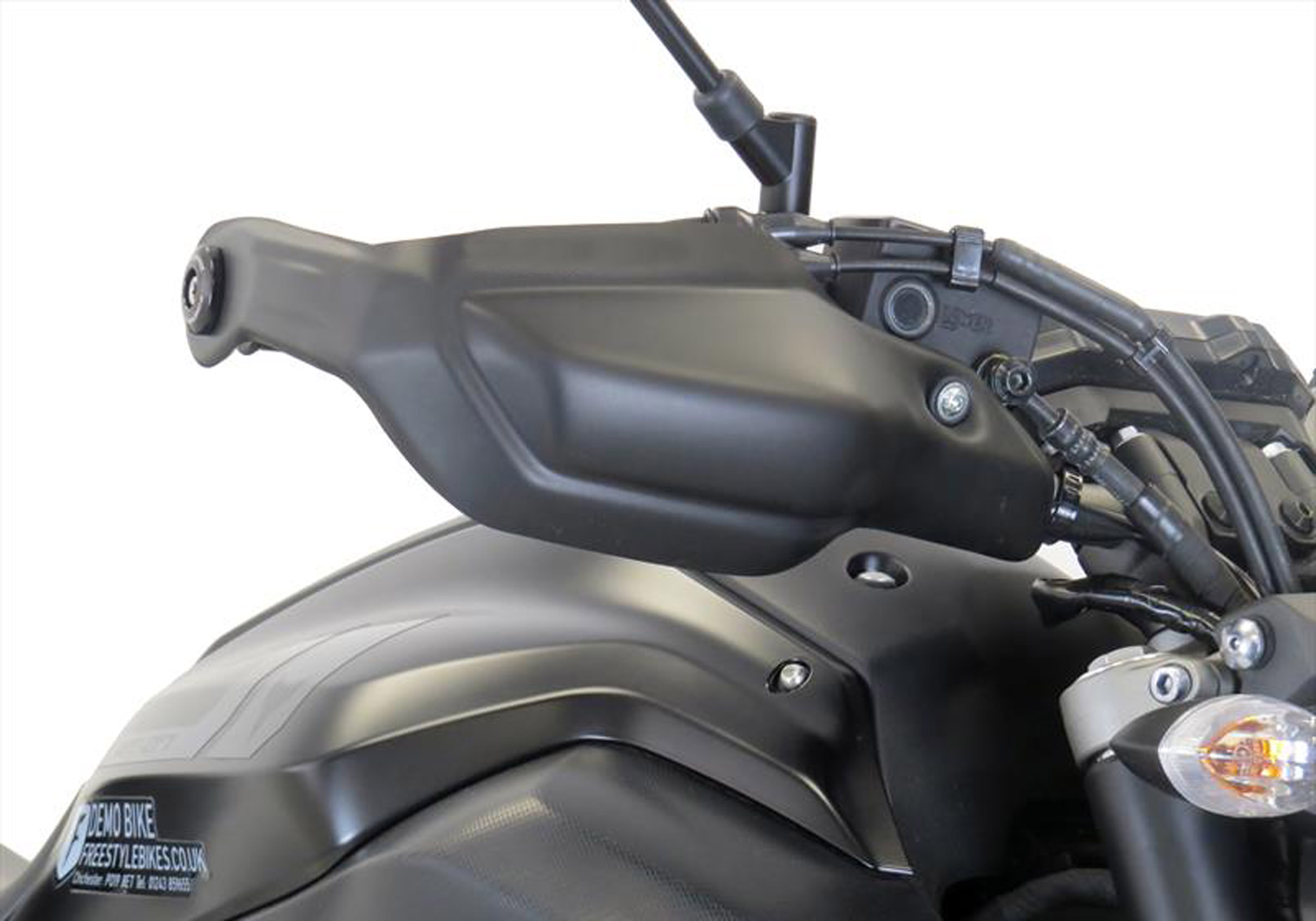 BODYSTYLE hand guards ABS plastics matt black, black