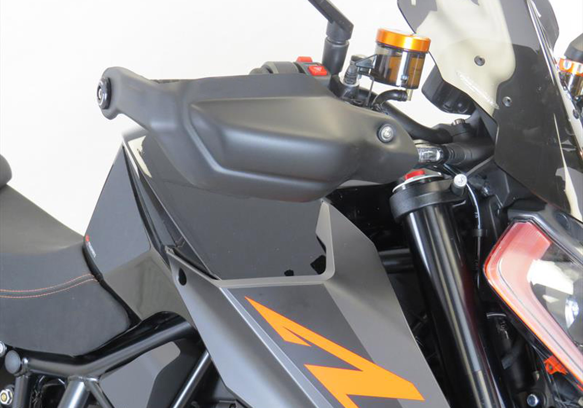 BODYSTYLE hand guards ABS plastics matt black, black