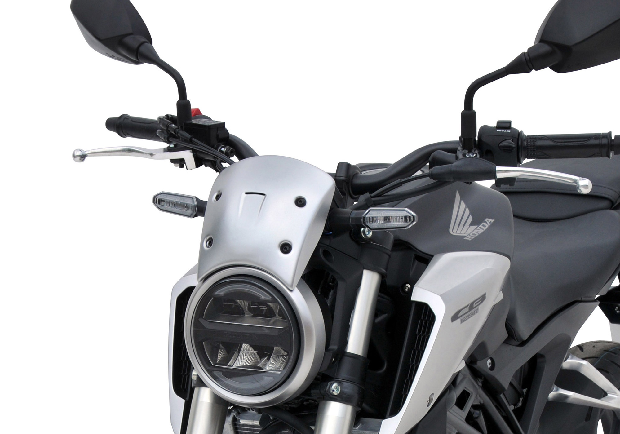 BODYSTYLE headlight cover ABS plastics silver, silver