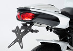 PROTECH license plate holder kit including reflector and plate light stainless steel/powder-coated aluminium black