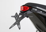 PROTECH license plate holder kit including reflector and plate light stainless steel/powder-coated aluminium black