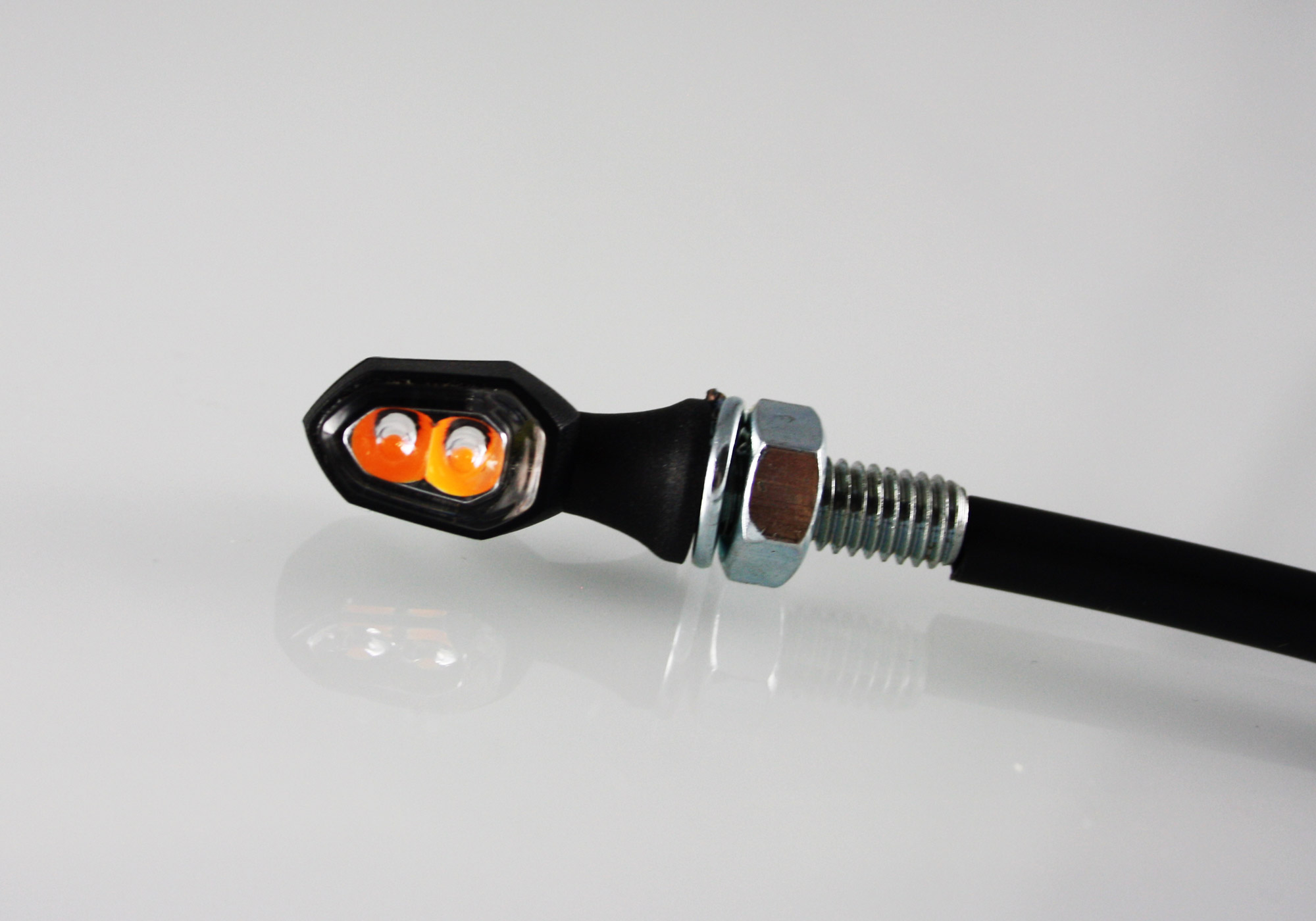 Image of Indicatore A LED PROTECH RC-80 plastica nera, nero