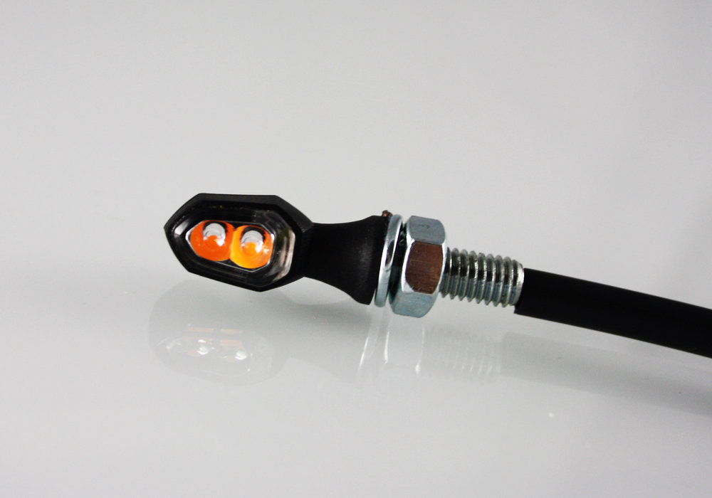 Indicatore A LED PROTECH RC-80 plastica nera