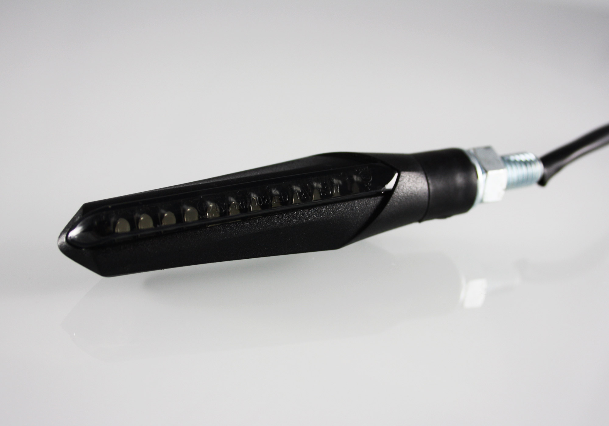 PROTECH Lauflicht LED-Blinker RC-40 Kunststoff schwarz, schwarz