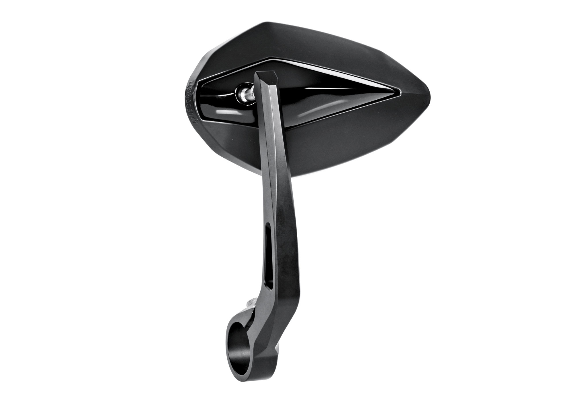 PROTECH GAZZINI mirror XC-40 CNC milled aluminium/plastics/mirror glass black, black
