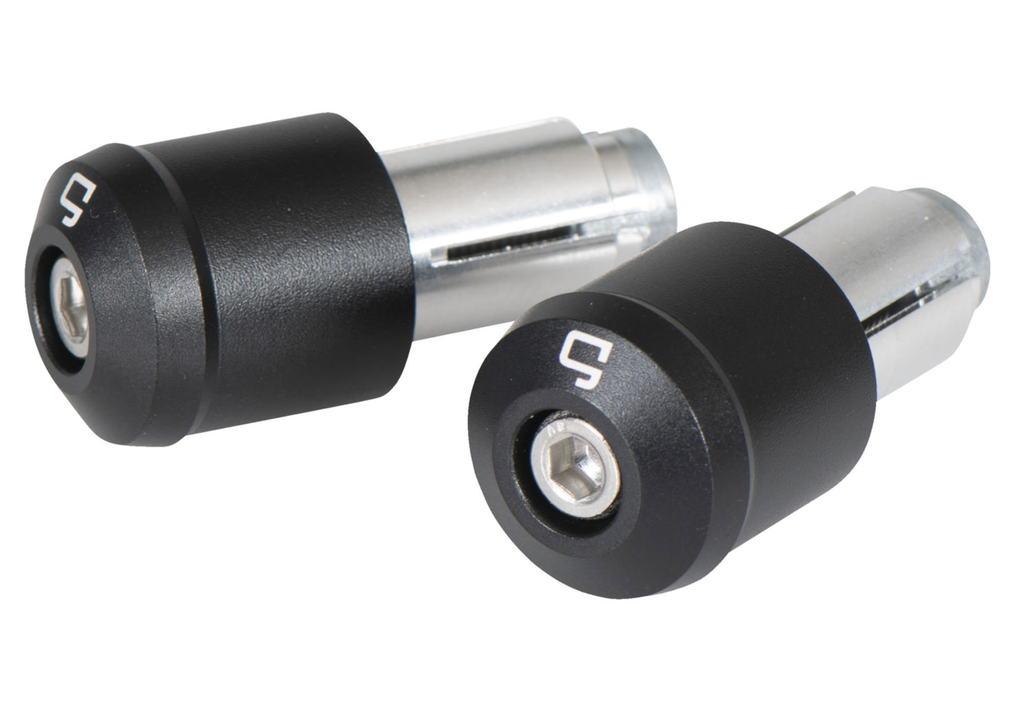 PROTECH MAGAZI bar ends eloxed aluminium black, black