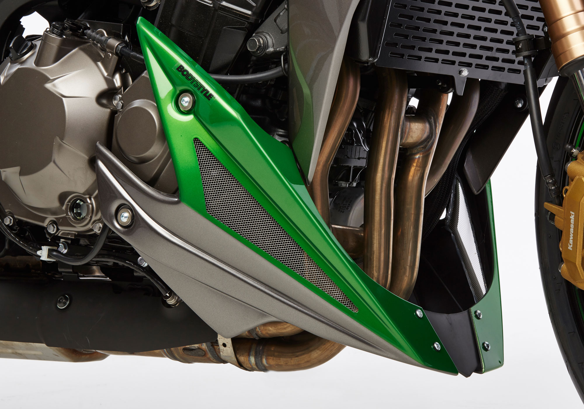 BODYSTYLE belly pan ABS plastics green, green