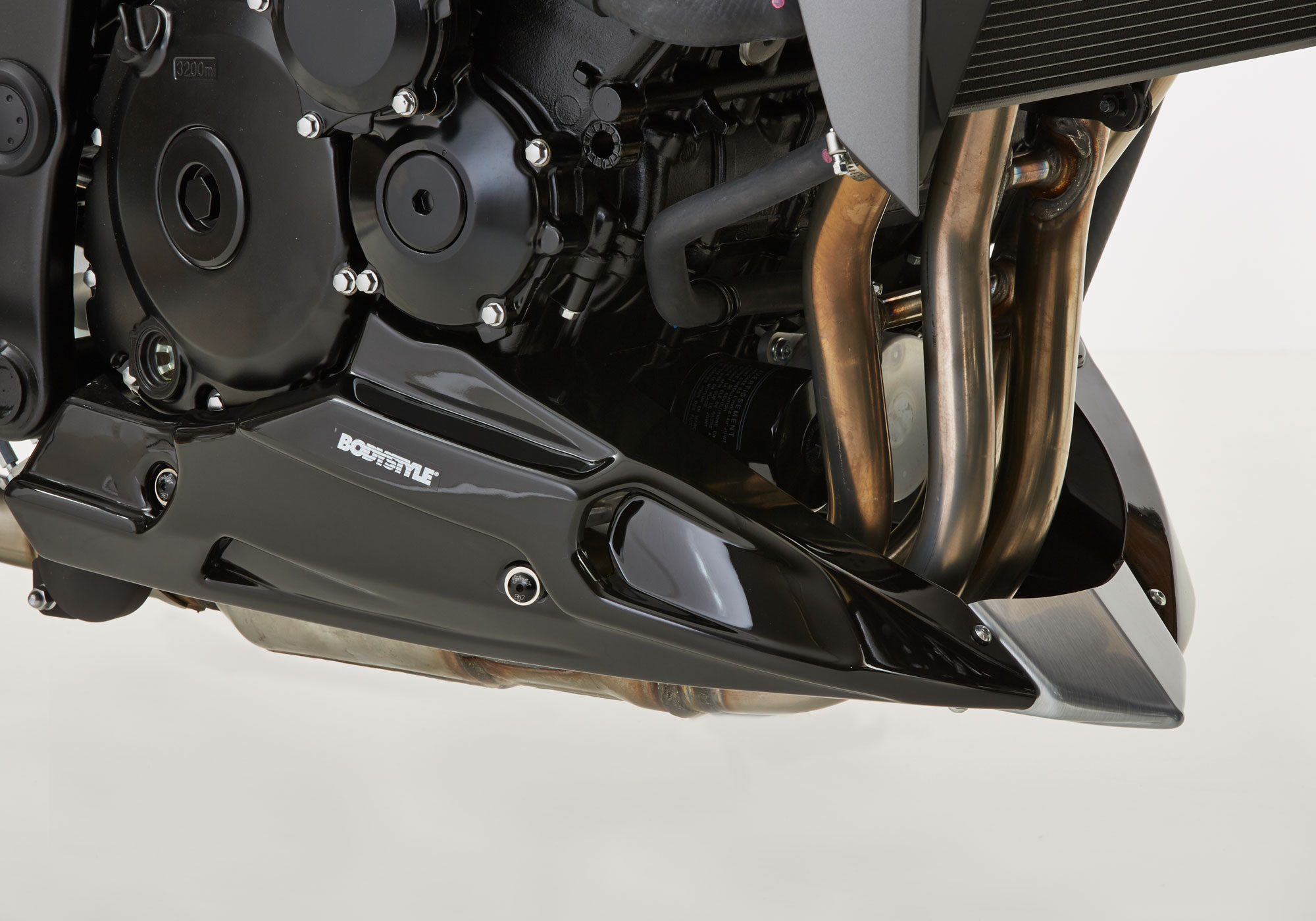 BODYSTYLE belly pan ABS plastics black, black