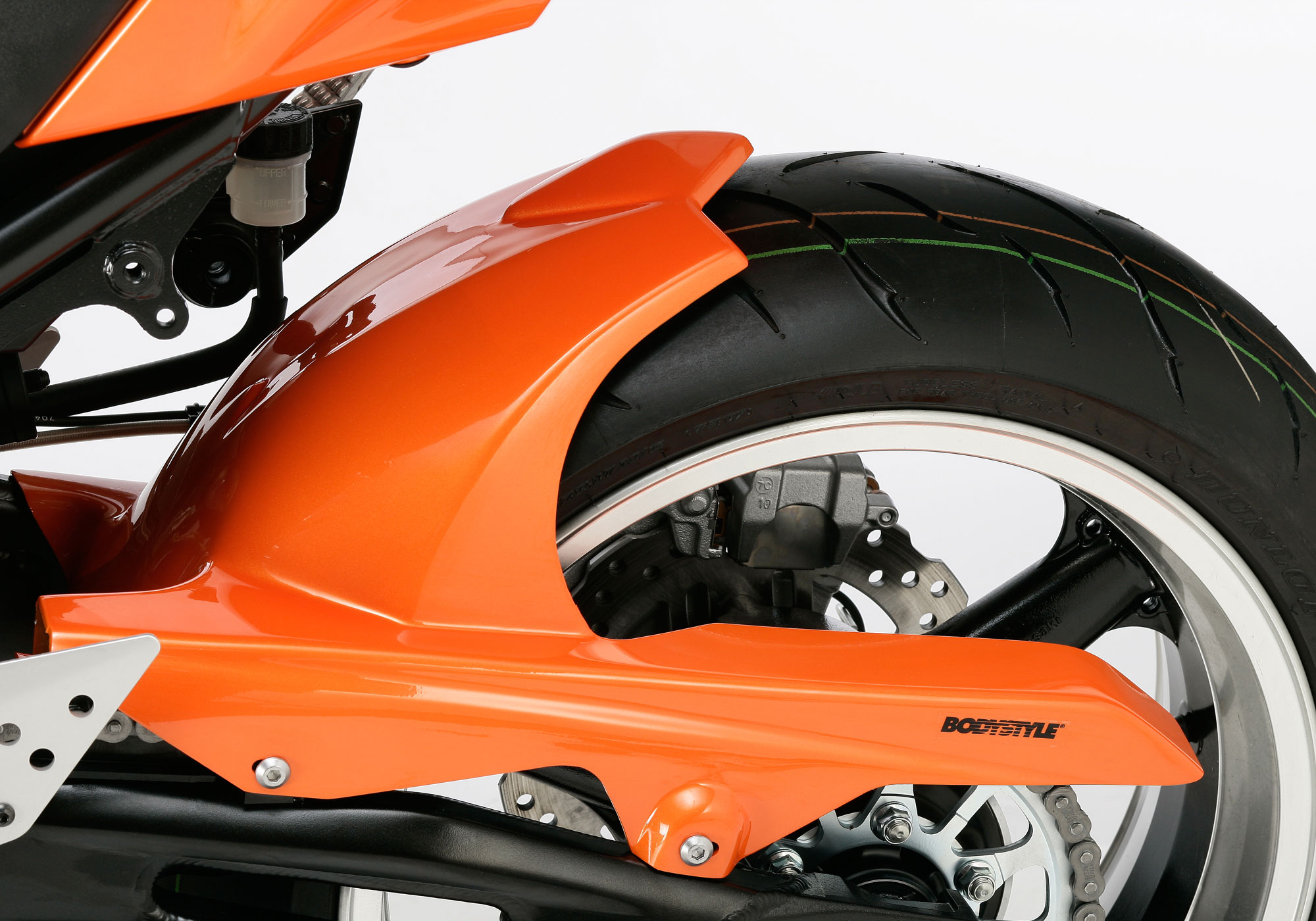 BODYSTYLE arrière hugger ABS plastiques orange