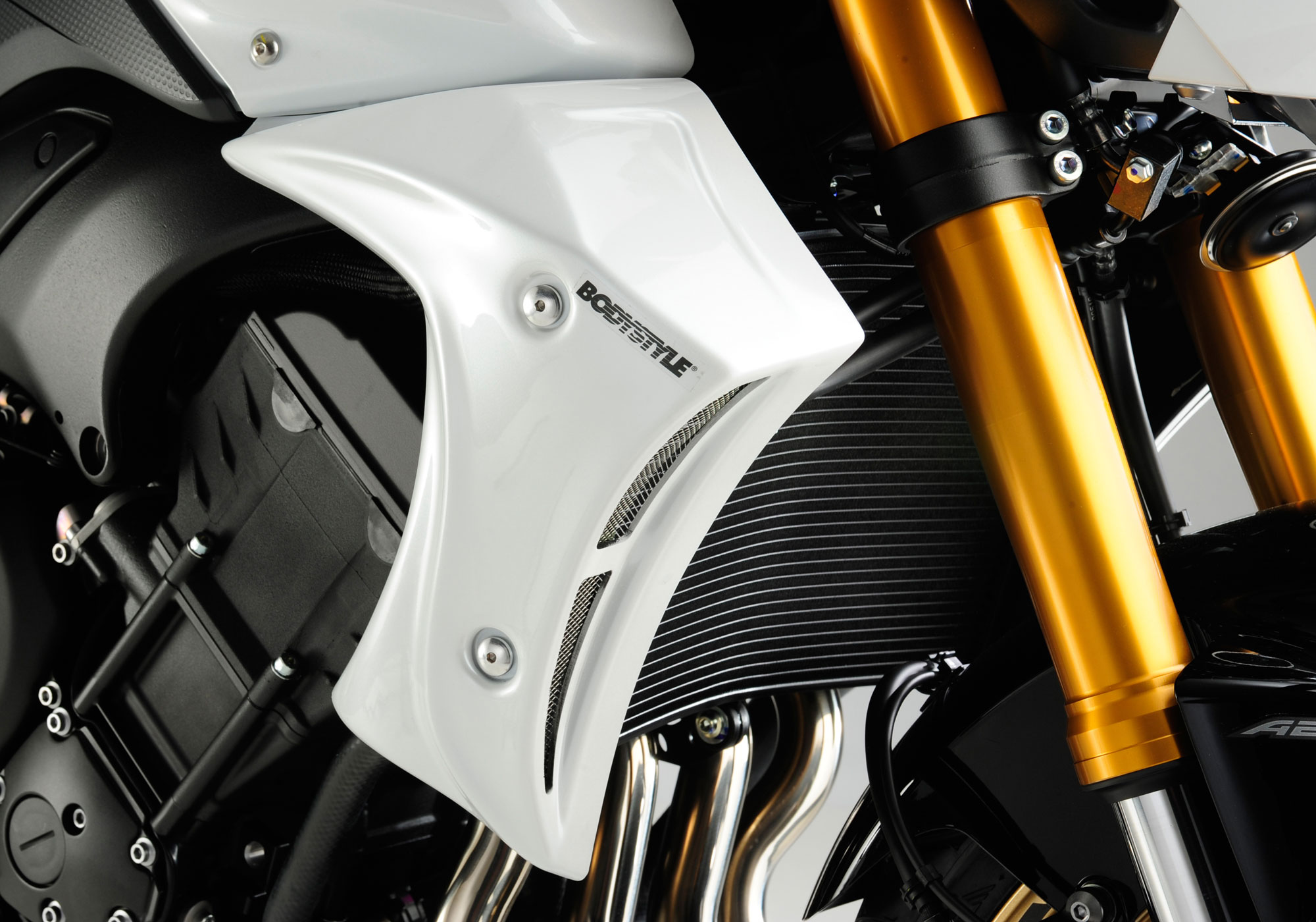 BODYSTYLE radiator side cover ABS plastics black, black