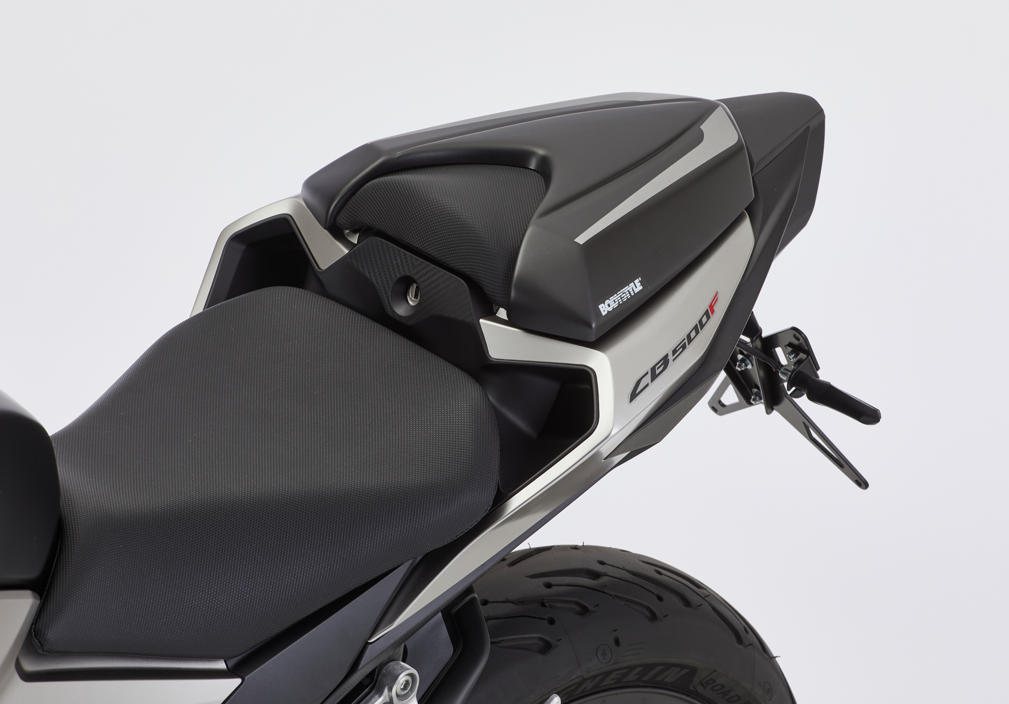 BODYSTYLE seat cover ABS plastics matt black, black