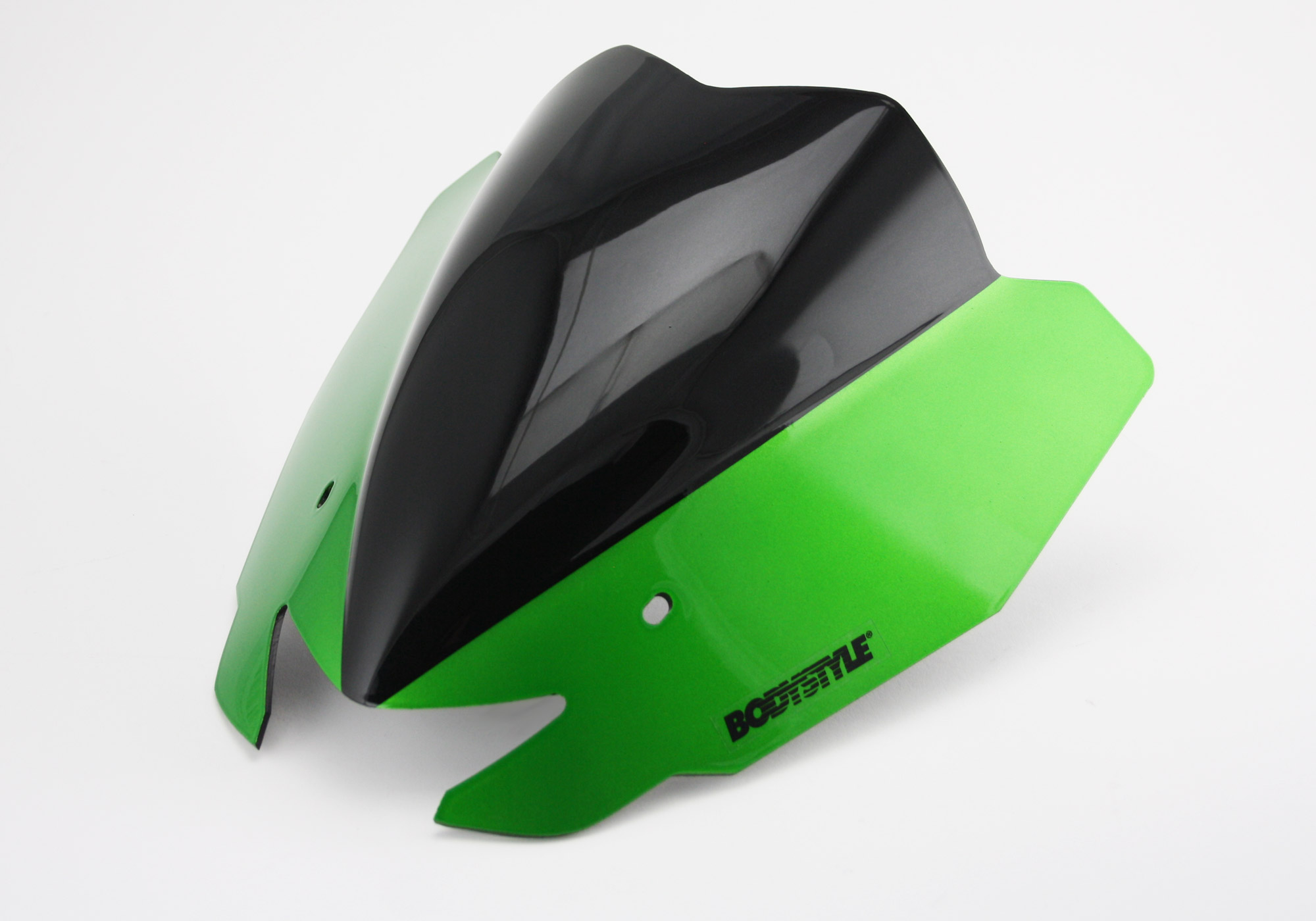 BODYSTYLE headlight cover ABS plastics black/green, black-green, black-green
