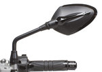 PROTECH spegel XR-100 plast / spegel glas svart