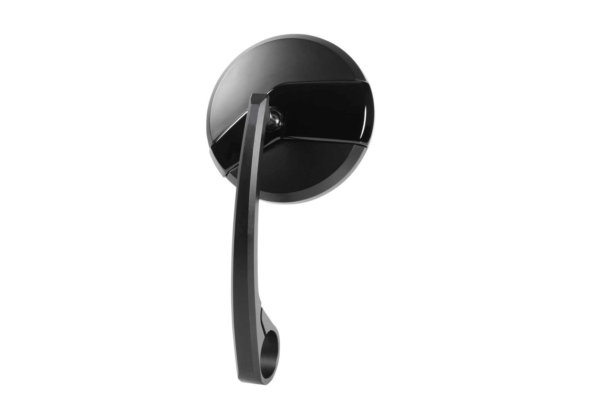 PROTECH Spiegel GAZZINI XC-50 links Aluminium CNC-gefräst/Kunststoff/Spiegelglas schwarz, schwarz