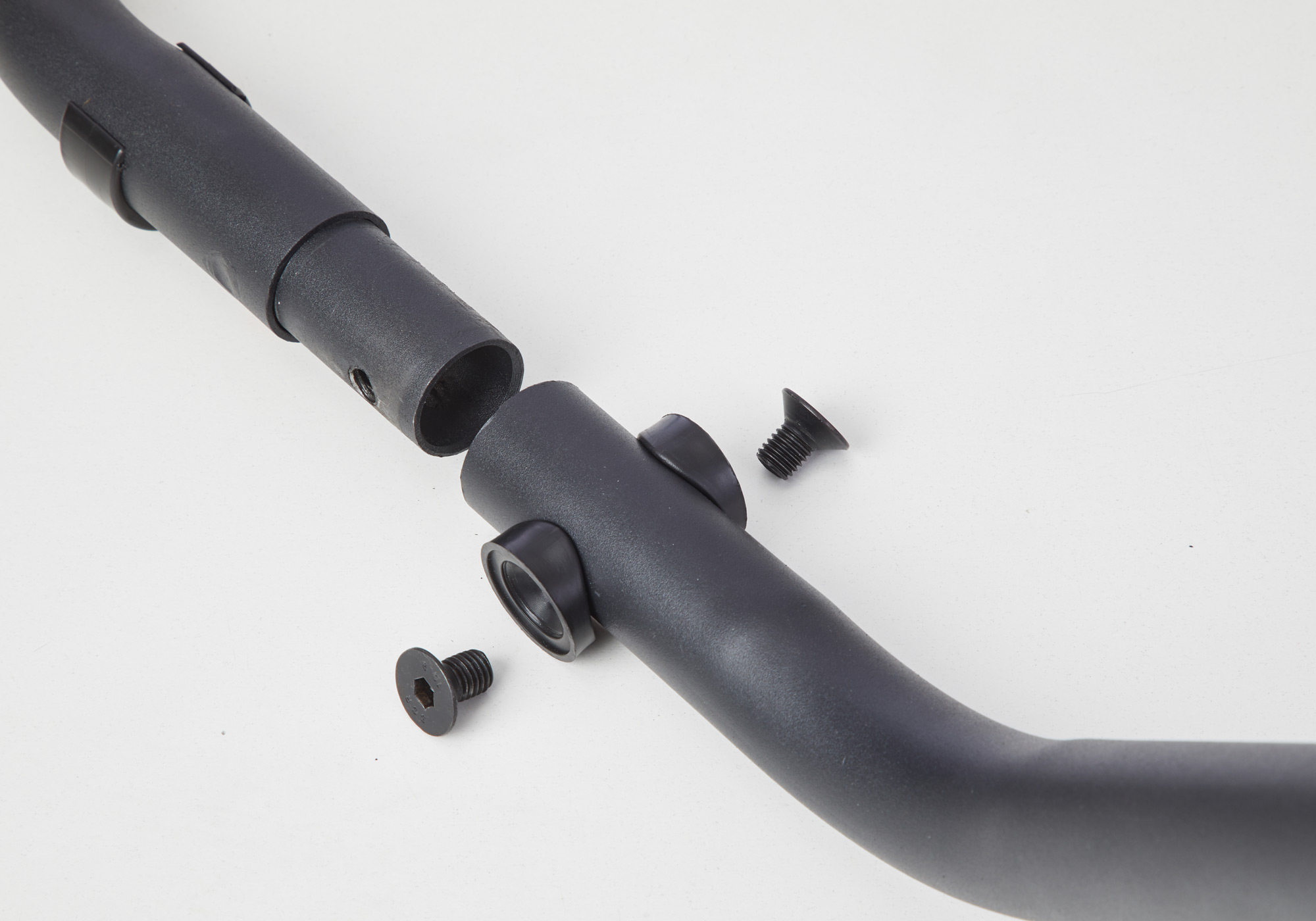 PROTECH mounting stand rear powder-coated stainless steel black