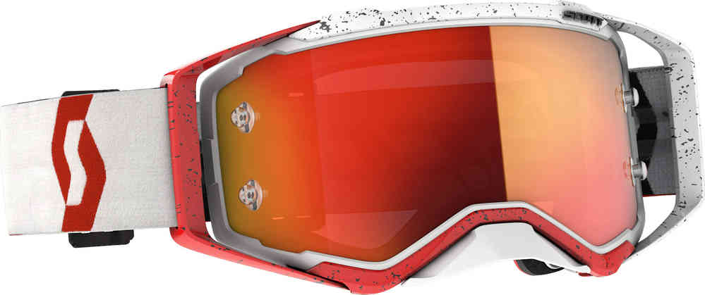 Scott Prospect bílé/červené motokrosové brýle