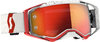 Scott Prospect vit/röd Motocross Goggles