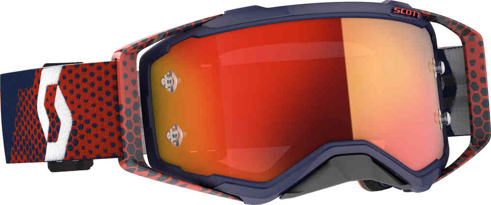 Scott Prospect rød/blå Motocross beskyttelsesbriller