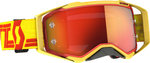 Scott Prospect Lunettes de Motocross jaune/rouge