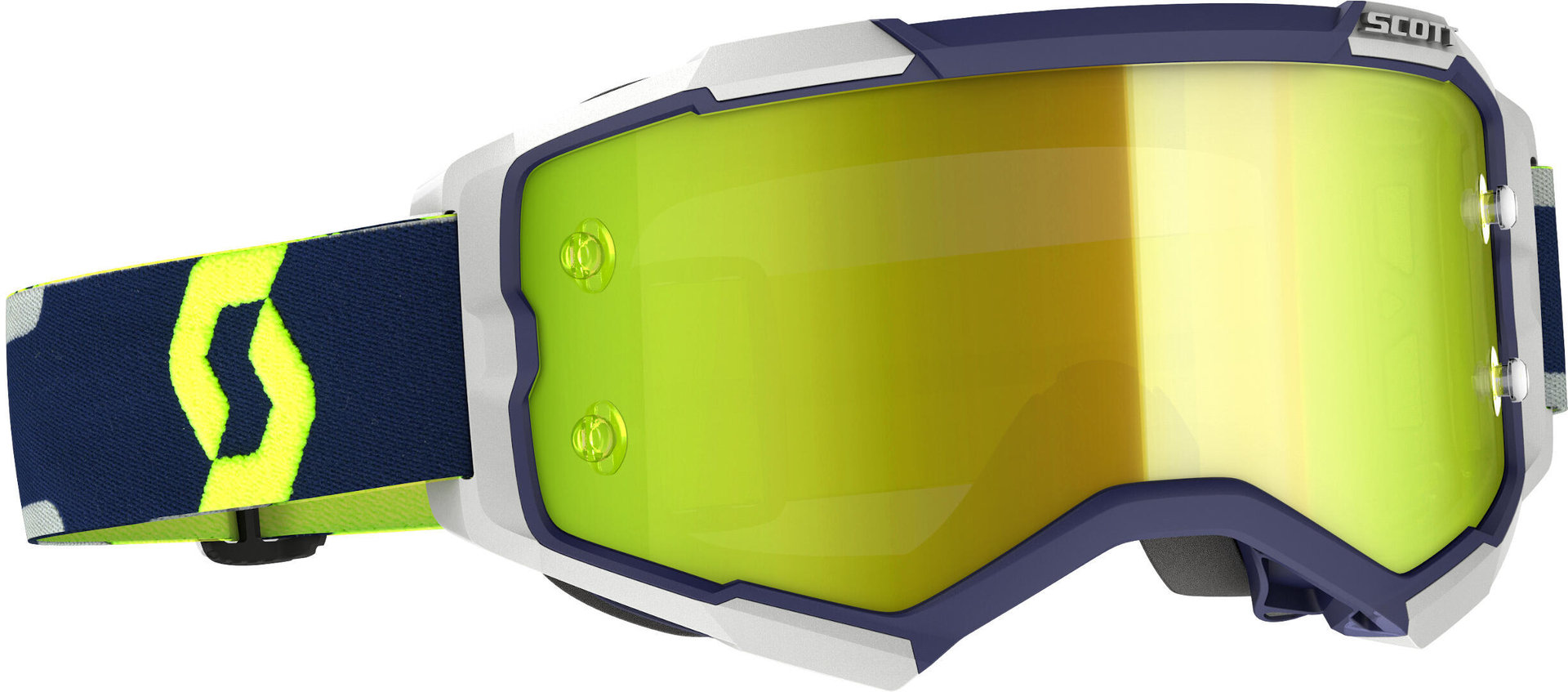 Scott Fury blue/grey Motocross Goggles, blue, Size One Size