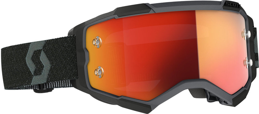 Scott Fury schwarze Motocross Brille