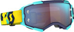 Scott Fury gul/blå Motocross Beskyttelsesbriller