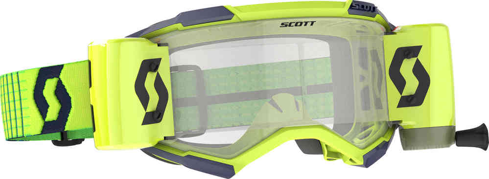 Scott Fury WFS blå/gul Motocross Beskyttelsesbriller