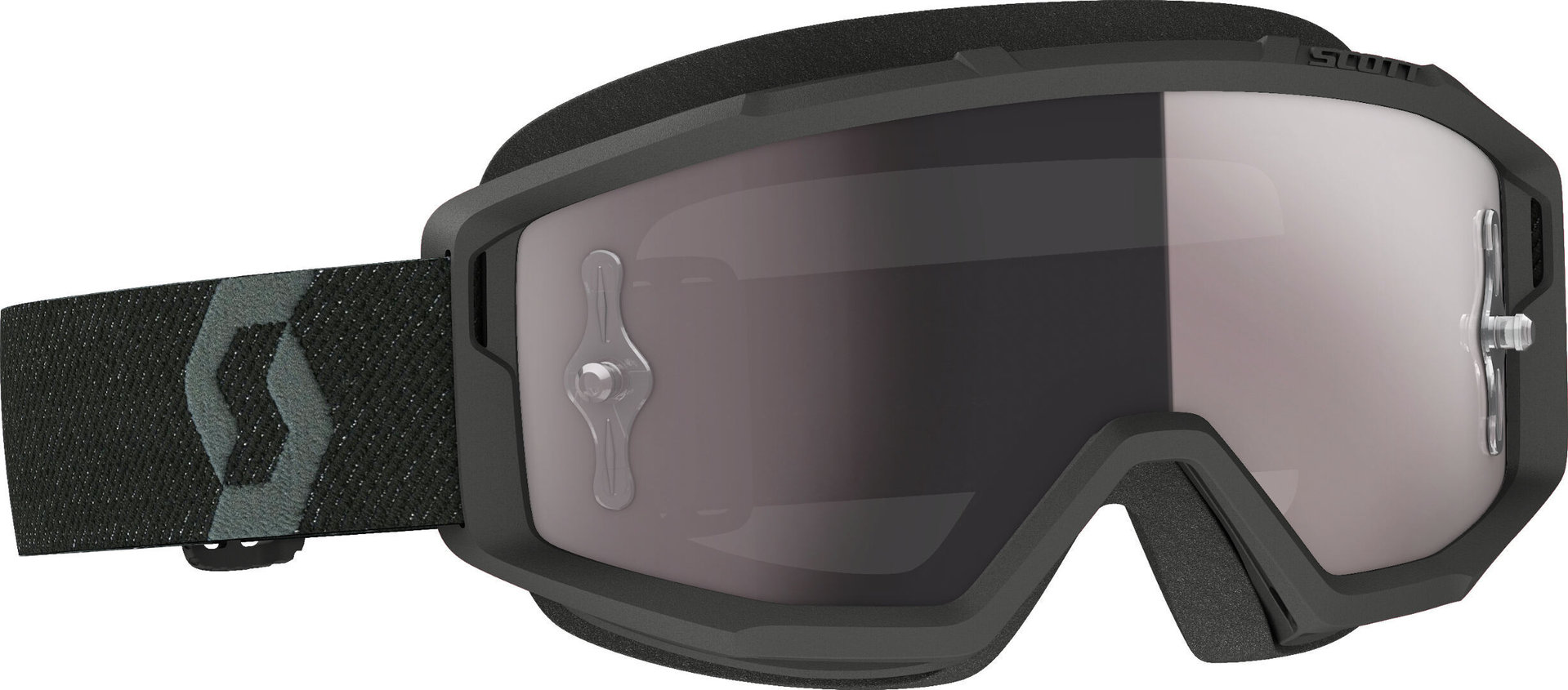 Scott Primal black Motocross Goggles, black, Size One Size