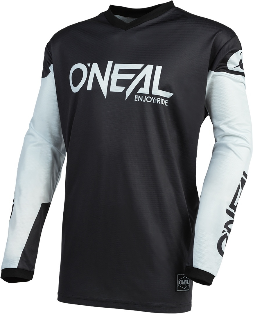 Oneal Element Threat Motocross Jersey, svart-vit, storlek L