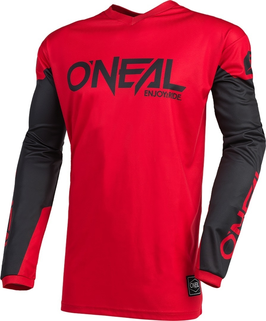 Oneal Element Threat Motocross Jersey, svart-röd, storlek L