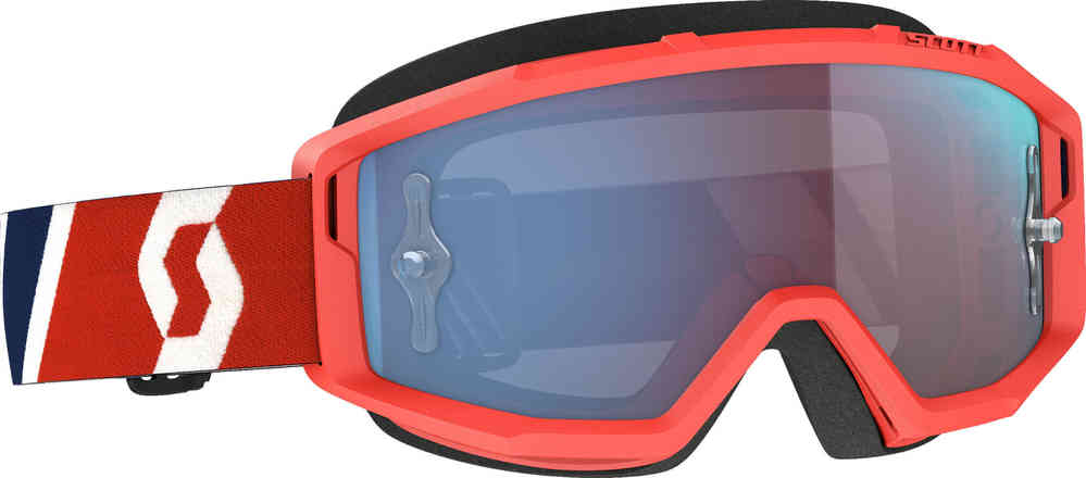 Scott Primal rood/blauwe Motorcross Goggles