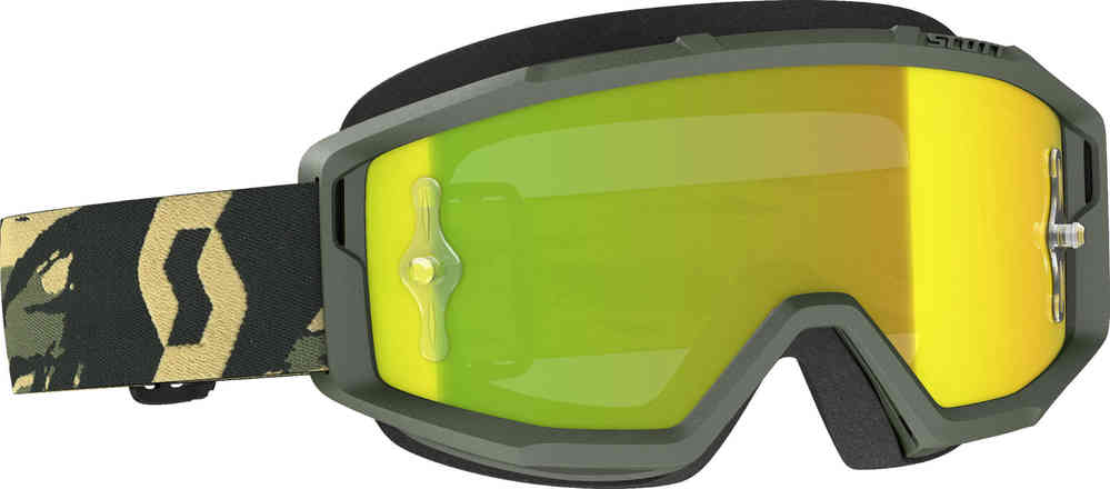 Camo top motocross goggles