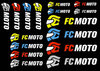 FC-Moto Logo Set di adesivi