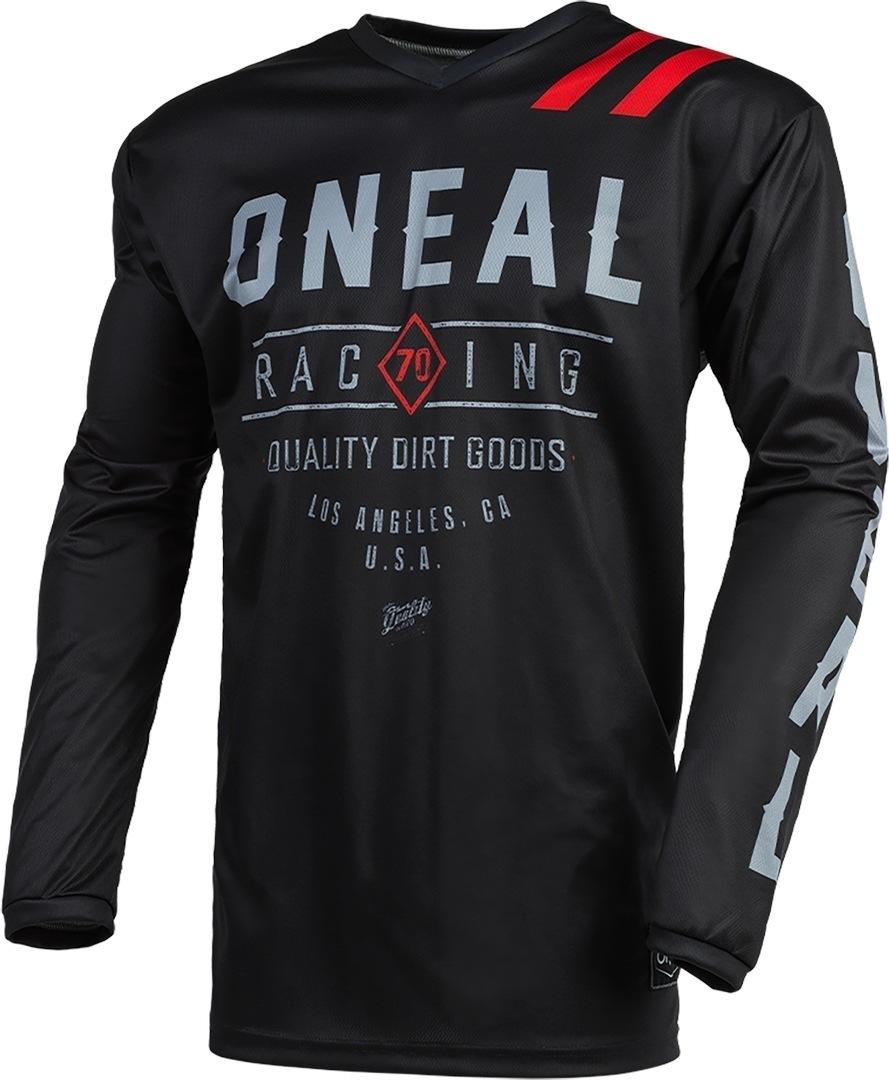 Oneal Element Dirt Motocross Jersey, schwarz-grau, Größe M