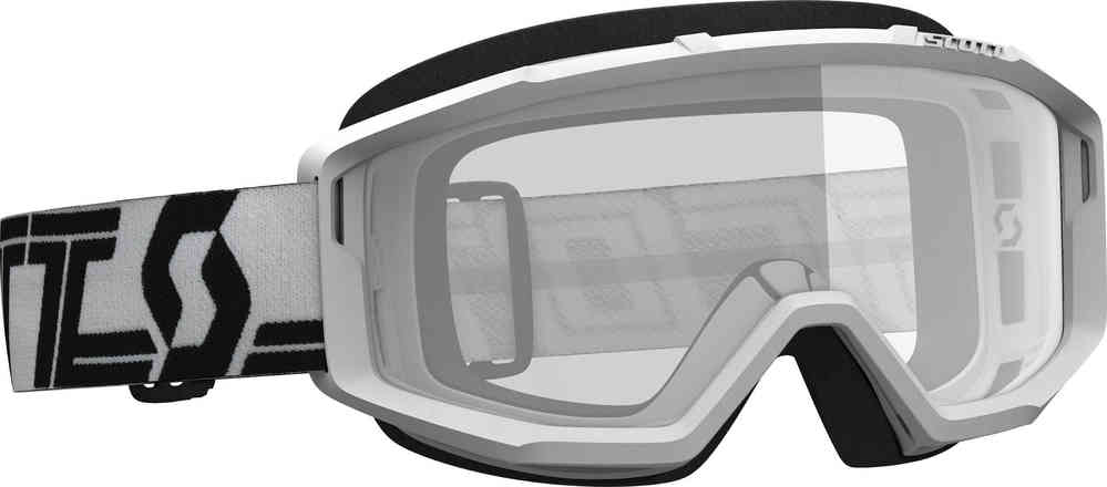 Scott Primal Clear Gafas de Motocross blancas/negras