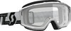 Scott Primal Clear weiß/schwarze Motocross Brille