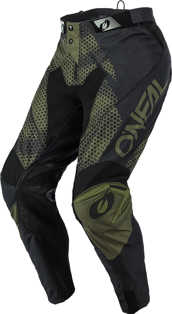 Oneal Mayhem Covert Motorcross Broek, zwart-groen, afmeting 28