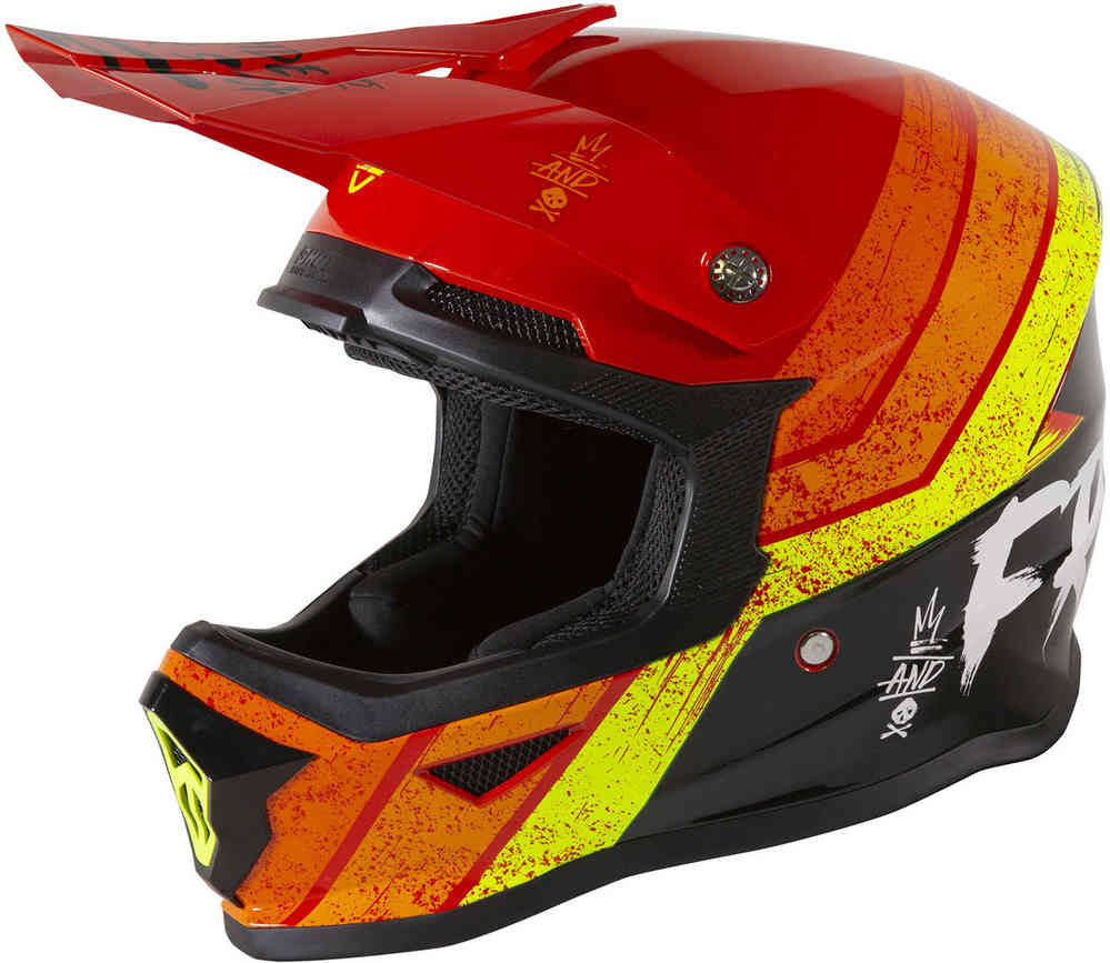 Freegun XP4 Stripes Casco de Motocross para niños