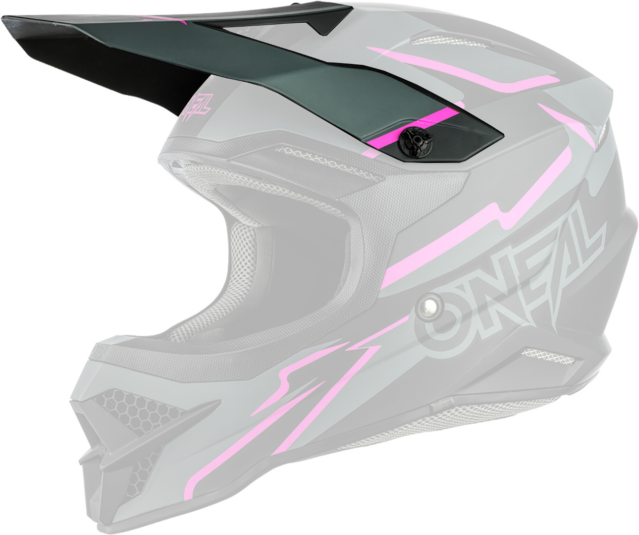 Oneal 3Series Voltage Helmet Peak, pink, pink, Size One Size