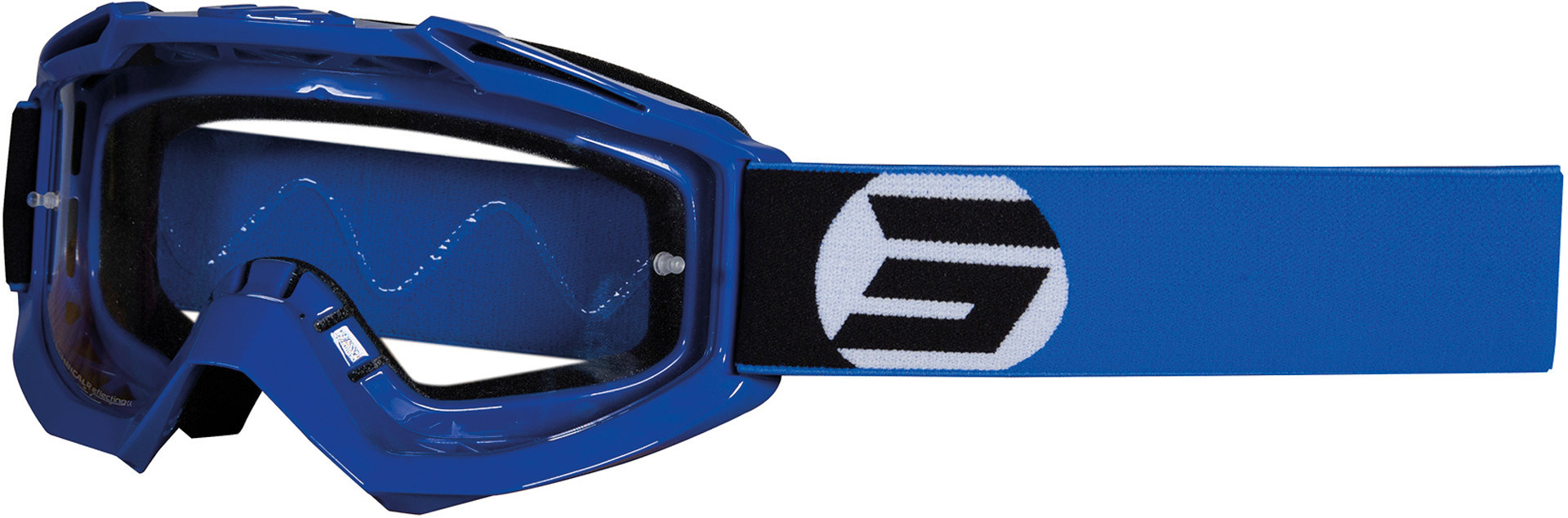 Shot Assault Symbol Motocross Brille, blau, blau